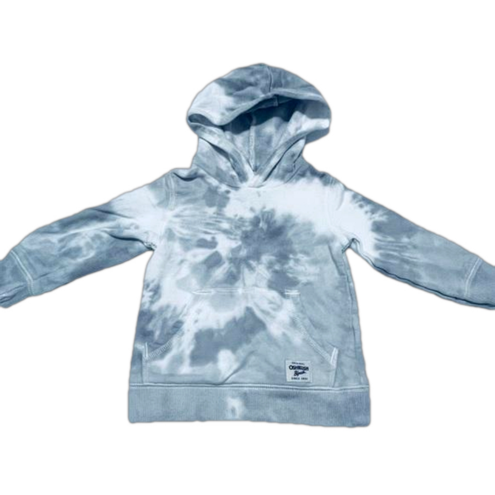 OshKosh B’gosh Gray Tie Dye Hoodie Size 12 Months